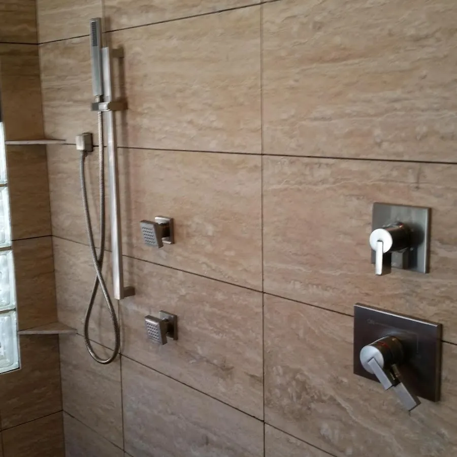 Shower fixture installation for Water Heater Replacement in Birmingham